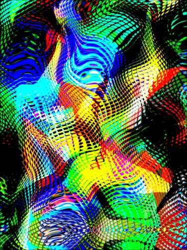 数字艺术 标题为“VARIATION "47"” 由Christa Kloß, 原创艺术品, 数字油画