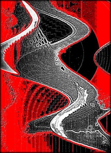 数字艺术 标题为“VARIATION "68"” 由Christa Kloß, 原创艺术品, 2D数字工作