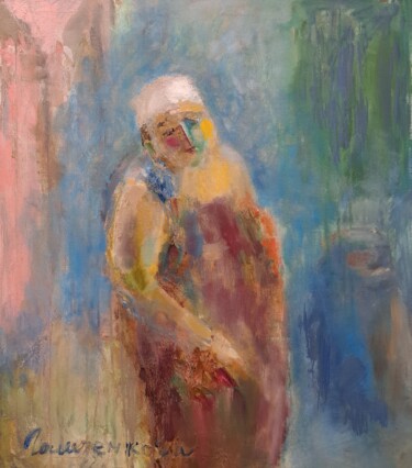 绘画 标题为“Гульфия” 由Oksana Golichenkova, 原创艺术品, 油 安装在木质担架架上