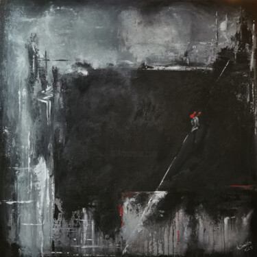 Peinture intitulée "... chwila zwątpien…" par Magdalena Sawicka, Œuvre d'art originale, Acrylique Monté sur Châssis en bois