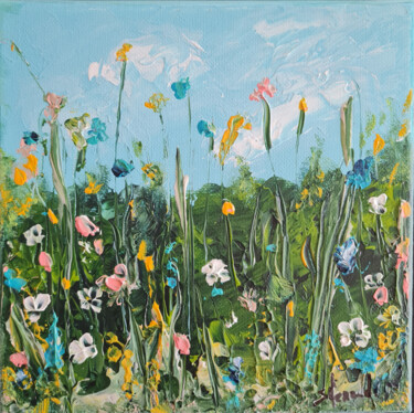 Peinture intitulée "Douceur Sauvage" par Stéphanie Menard, Œuvre d'art originale, Acrylique Monté sur Châssis en bois