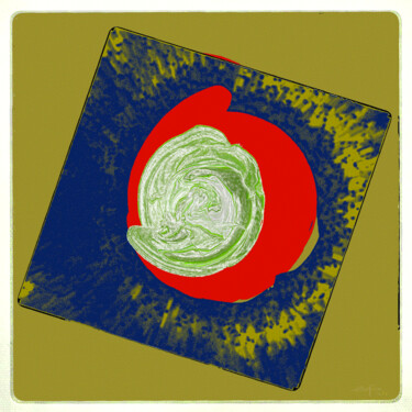 À Cœur de Salade Arts numériques intitulée "À Cœur de Salade" par Grégory Dreyfus, Œuvre d'art originale, Collage numérique