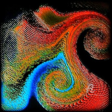 数字艺术 标题为“VARIATION "90"” 由Christa Kloß, 原创艺术品, 数字油画
