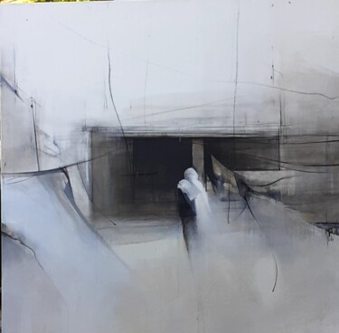 Peinture intitulée "LES LAVANDIERES 4" par Sandie Pedarros, Œuvre d'art originale, Acrylique