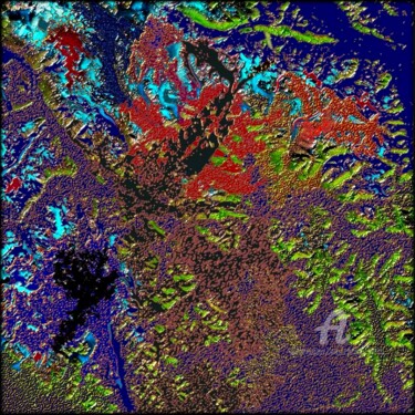 数字艺术 标题为“VARIATION "99"” 由Christa Kloß, 原创艺术品, 数字油画