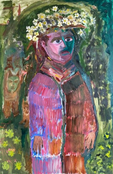 绘画 标题为“Mom protect us from…” 由Ildar Kozhaev, 原创艺术品, 油