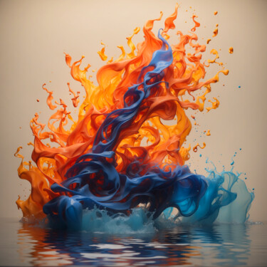 Digitale Kunst getiteld "Altra" door Simon Dara, Origineel Kunstwerk, AI gegenereerde afbeelding