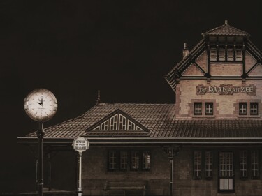 Photography titled "EN ATTENDANT GODOT,…" by Astr, Original Artwork, Digital Photography Mounted on Wood Stretcher frame