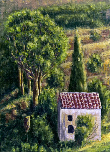 Painting titled "Dawn in the Istan v…" by Básant, Original Artwork, Oil