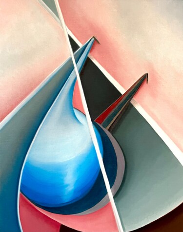 Peinture intitulée "Needle to Vinyl" par Jchadima, Œuvre d'art originale, Huile Monté sur Châssis en bois
