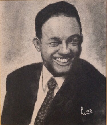 Painting titled "Anis Rasyid Baswedan" by Hasan Abeta, Original Artwork, Sand