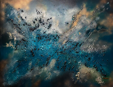Archean Eucaryota 6.3 Peinture intitulée "Archean Eucaryota 6…" par Lena Galee, Œuvre d'art originale, Acrylique Monté sur Châssis en bois