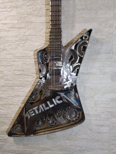 雕塑 标题为“Metallica Tribute” 由Andrea Giunchedi, 原创艺术品, 金属
