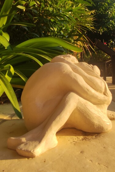 Scultura intitolato "Renbô" da Nad, Opera d'arte originale, Terracotta