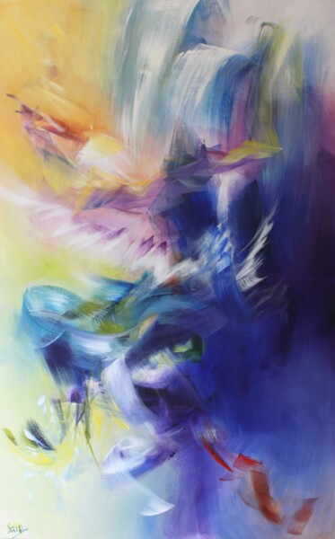 Peinture intitulée "« Correspondances n…" par Emmanuelle Moch, Œuvre d'art originale, Acrylique Monté sur Châssis en bois