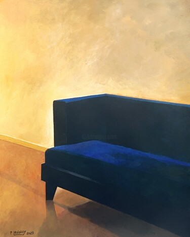 제목이 "Intérieur N°86 The…"인 미술작품 Patrice Lannoy로, 원작, 아크릴 목재 패널에 장착됨
