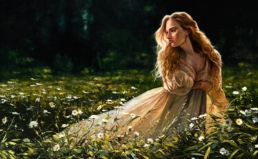 绘画 标题为“Embraced by the wind” 由José Luis Bermúdez, 原创艺术品, 油
