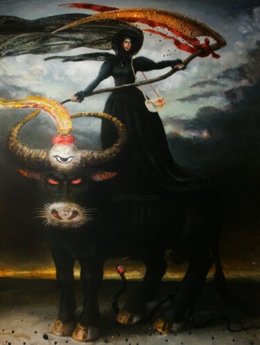 Painting titled "Return of Europe" by Serge Sunne, Original Artwork, Acrylic