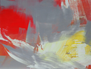 Gris versus couleur 2 Peinture intitulée "Gris versus couleur…" par Ln Le Cheviller, Œuvre d'art originale, Acrylique