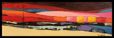 Peinture intitulée "La brunante" par Claude Lépine, Œuvre d'art originale, Acrylique