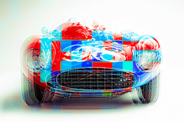 数字艺术 标题为“Monte-Carlo  Car De…” 由Gaudi .C, 原创艺术品, 2D数字工作