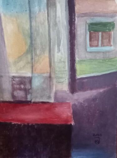 Pintura titulada "Interior atardecer…" por Jose Oña Jurado, Obra de arte original, Oleo