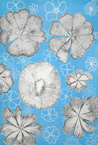 图画 标题为“Drawing 440” 由Sumit Ratta, 原创艺术品, 木炭
