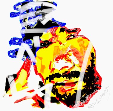 数字艺术 标题为“Джамирокай” 由Aleksandr Shepelev, 原创艺术品, 数字油画