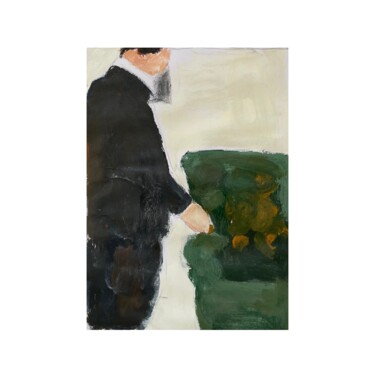 Painting titled "The Boss" by Irfan Ajvazi, Original Artwork, Acrylic