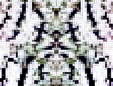 Mosaic 23-12a3 Photographie intitulée "Mosaic 23-12a3" par Ken Lerner, Œuvre d'art originale, Photographie numérique