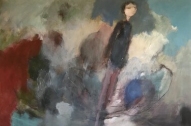 Peinture intitulée "Glissement feutré e…" par Olivier Le Nan, Œuvre d'art originale, Acrylique Monté sur Châssis en bois