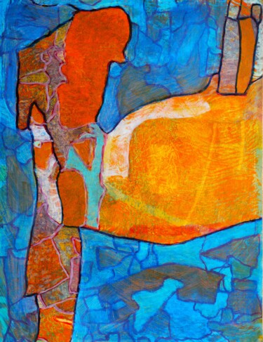 Peinture intitulée "Abranidhes" par Philippe Casaubon, Œuvre d'art originale, Huile