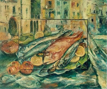 Profumi mediterranei Peinture intitulée "Profumi mediterranei" par Mario Riva, Œuvre d'art originale, Huile