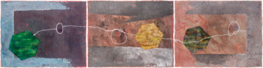 Peinture intitulée "Nudos" par Jesus Tejedor, Œuvre d'art originale, Acrylique