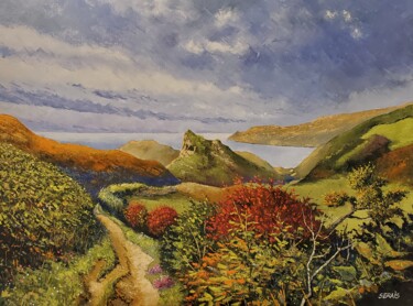 Peinture intitulée "Vers la pointe de J…" par Stephan Serais, Œuvre d'art originale, Huile Monté sur Châssis en bois