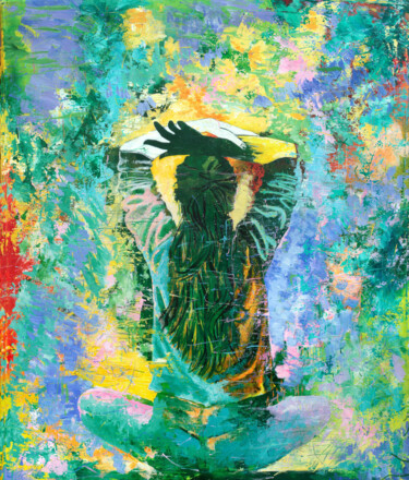 Painting titled "Perspectives" by Luro, Original Artwork, Acrylic Mounted on Wood Stretcher frame