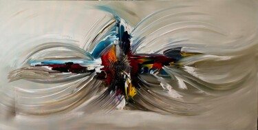 Pittura intitolato "Lost in time - XXL" da Gena Genadyj, Opera d'arte originale, Acrilico