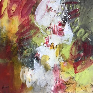Pintura titulada "ENTROPIE 2" por Francine Scrignac, Obra de arte original, Acrílico Montado en Bastidor de camilla de madera