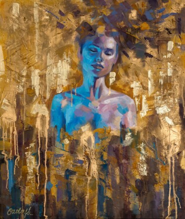 "Radiant freedom" başlıklı Tablo Krista Ozola tarafından, Orijinal sanat, Petrol Ahşap Sedye çerçevesi üzerine monte edilmiş