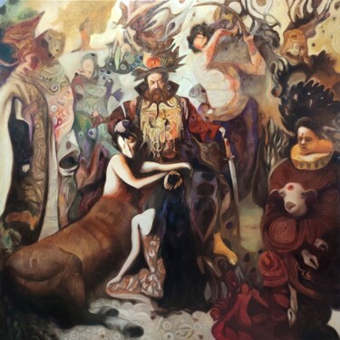 Painting titled "Unlimited Dominion" by Pavel Guliaev, Original Artwork, Oil
