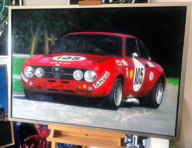 제목이 "Alfa Romeo 1750 GT…"인 미술작품 Anthony로, 원작, 기름
