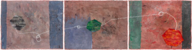 Peinture intitulée "Nudos 3" par Jesus Tejedor, Œuvre d'art originale, Acrylique