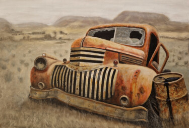 Painting titled "N10" by Yves Cass, Original Artwork, Acrylic Mounted on Wood Stretcher frame