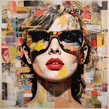 Digital Arts titled "Obras de Abstract A…" by Mark Eting, Original Artwork, AI generated image