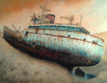 Painting titled "N3" by Yves Cass, Original Artwork, Acrylic Mounted on Wood Stretcher frame