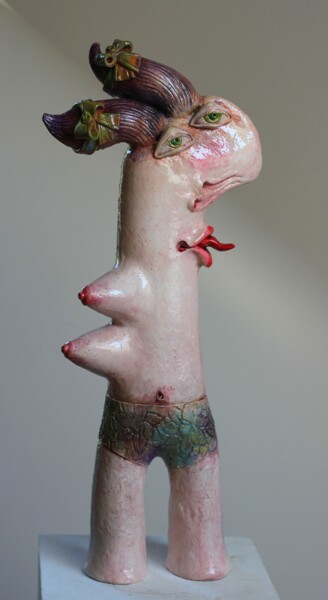 Scultura intitolato "Wakacje w Turcji" da Alex Johanson, Opera d'arte originale, Argilla