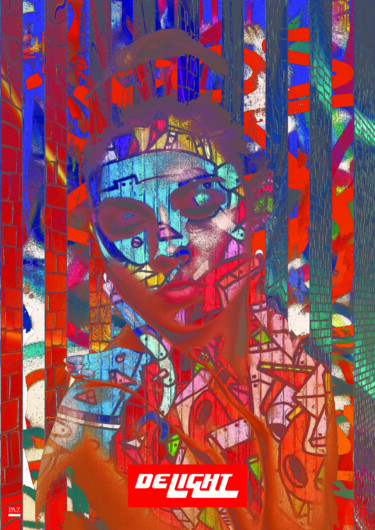 Arts numériques intitulée "Delight" par Paz, Œuvre d'art originale, Collage numérique