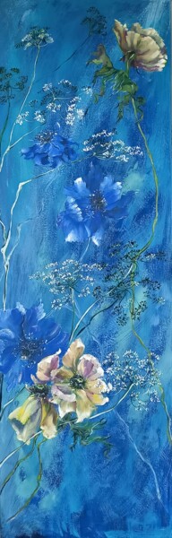 绘画 标题为“034 Peinture 2023” 由Iuliia Serpilina, 原创艺术品, 油 安装在木质担架架上