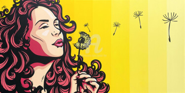 I Wish You Were A Wish Away Painting titled "I Wish You Were A W…" by Jamie Lee, Original Artwork, Acrylic Mounted on Wood Stretcher frame