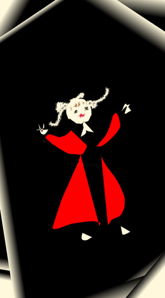 Painting titled "Sister Sally" by Shirley Jacobsen, Original Artwork, Digital Painting